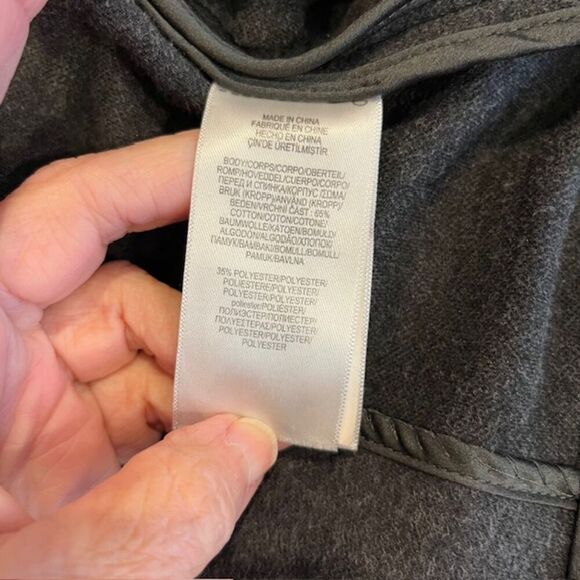 POLO Ralph Lauren Charcoal Work Blazer Double Breasted Cotton Blend Size 6 - Picture 8 of 16